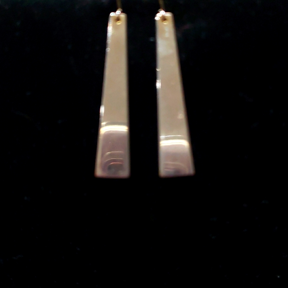 Silver Tone Dangling Earrings